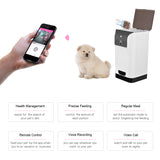 Automatic Pet Feeder with Camera, Voice Recorder and WiFi Connection