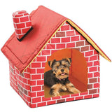 Foldable Brick Pattern Dog House