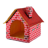 Foldable Brick Pattern Dog House